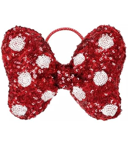 Amazon | ディズニーリゾート限定 ミニー リボン ヘアゴム 大 ドット