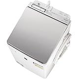 シャープ タテ型 洗濯乾燥機 ES-PW8G-S ダイヤカット穴なし槽 超音波ウォッシャー 洗濯8kg/乾燥4.5kg フラットトップ シルバー