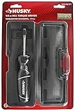 Husky H4DTRQ 1/4 Hex 8-40 In. Lb. Adjustable Torque Screwdriver w/ Carrying Case [並行輸入品]