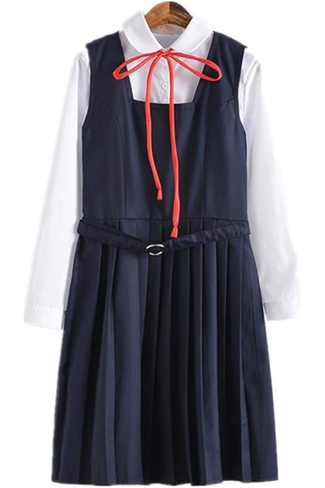 Amazon.co.jp: [Somnus258] ジャンパースカート ブラウス かわいい 3点 