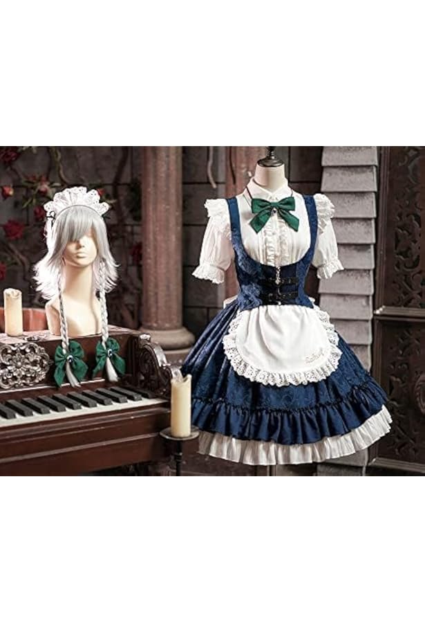 Amazon.co.jp: [BBXYZLLLXFSCOS] 十六夜咲夜コスプレ衣装+懐中