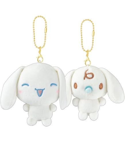 シナモロール　シナモン　モカ　マスコットキーホルダー サンリオ ニコぬいキーホルダー シナモロール&モカ ぬいぐるみ