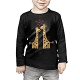 キリン 夫婦 バレンタインデー 子供服 春秋 長袖 Tシャツ トレーナー 丸い襟 キッズ 男の子 女の子 ベビー おしゃれ カジュアル ファッション 可愛い