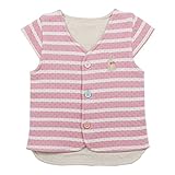 DWSIOOW 子供 キッズあったかキルトベスト 前開き ニット 中綿スクール リバーシブルーベスト アウター 防寒　春、秋、冬　出産祝い　ギフト　プレゼント　80cm　90cm　100cm (90c