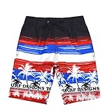 キッズ ジュニア 子供用 サーフパンツ 海水パンツ インナーサポーター付き 男の子 男児 fo-spb25 110cm No.07