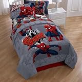 Marvel Ultimate Spiderman "Go Spidey!" Twin Size Comforter [並行輸入品]