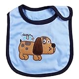 Taurau.C 三層 コットン 防水 ベビー スタイ よだれかけ ビブ dog