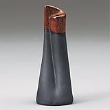 花瓶 鉄釉茶流巻型一輪差し [ 14.8cm ] 料亭 旅館 和食器 飲食店 業務用