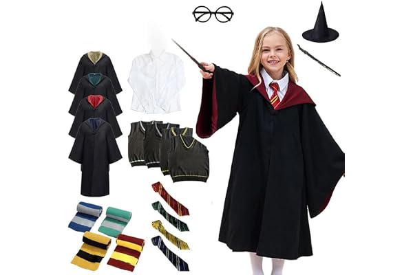[giminuo] ハロウィン コスプレ 子供 魔法師 ハロウィン 衣装 3/5/8点セット 魔法使い コスチューム セット キッズ ハロウィン 仮装 子供 コスプレ衣装 パーティー クリスマス 学園祭 USJ ユニバー イベント 男女兼用