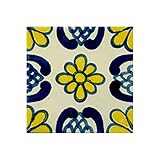 【ノーブランド品】[3月下旬頃～]メキシカンタイル10ｃｍ角6枚セット R2142