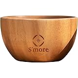 S'more(スモア) Jenga Bowl 木製 食器 サラダボウル ソウシジュ キャンプ アウトドア 皿 お皿 おしゃれ ボウル キャンプ食器 ディッシュボール 木製 アウトドア サラダボール スタッキング JENGABOWL (12*6cm)