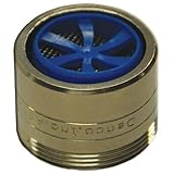 Danco 10477 microbranデュアルスレッド節水エアレーター、15 / 16 " -27 m X 55 / 64 " -27 F 1.5 GPM、つや消しニッケル