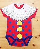 オクタニコーポレーション 新生児用半袖ロンパース 70cm ピエロ