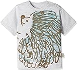 People Tree (ピープルツリー) OCベビー しあわせハリネズミ Tシャツ ライトグレイメランジ 80