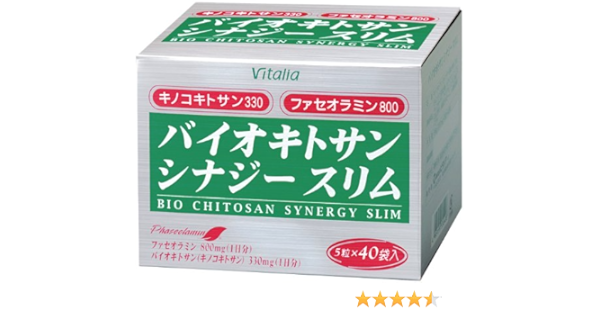 Amazon ビタリア製薬 バイオキトサンシナジースリム 40袋 ビタリア製薬 食物繊維