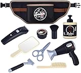 子供用ごっこ遊びおもちゃ、ヘアカット理髪師セットおもちゃ、ヘアサロンおもちゃセット、美容室プレイセット、男の子用のファッションごっこメイクセット、ドレスアップゲーム。