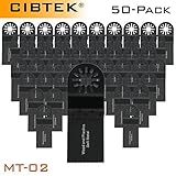 Cibtek Fine Tooth Wood Plastic Oscillating Multitool 1 3/8" Saw Blade Fits Fein Multimaster Bosch Ma