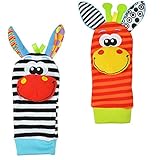 Seliyi 幼児　赤ちゃん　柔らかい　靴下　おもちゃ　ふくらはぎ　ガラガラ　ベル　贈り物