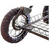COM-SHOT 【 車輪 が 傷まない 】 ベビーカー タイヤ カバー 汚れ 劣化 傷 防止 オックスフォード 【 12cm - 16cm 】 MI-BEBIKABA-SYO