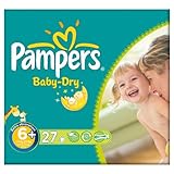 Pampers Baby Dry Size 6+ (16+kg) Essential Pack Extra Large Plus 6x27 per pack by Pampers [並行輸入品]