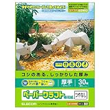 エレコム クラフト紙 ペーパークラフト用紙 A4 30枚 マット調 【日本製】 EJK-HC2WN