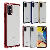 Galaxy A51 5G ケース TPU color GalaxyA51 ソフトケース 透明 カバー クリアケース スマホケース 薄型 保護 耐衝撃 ギャラクシーA51 au SCG07 docomo SC-54A sシルバー A457GA51SL