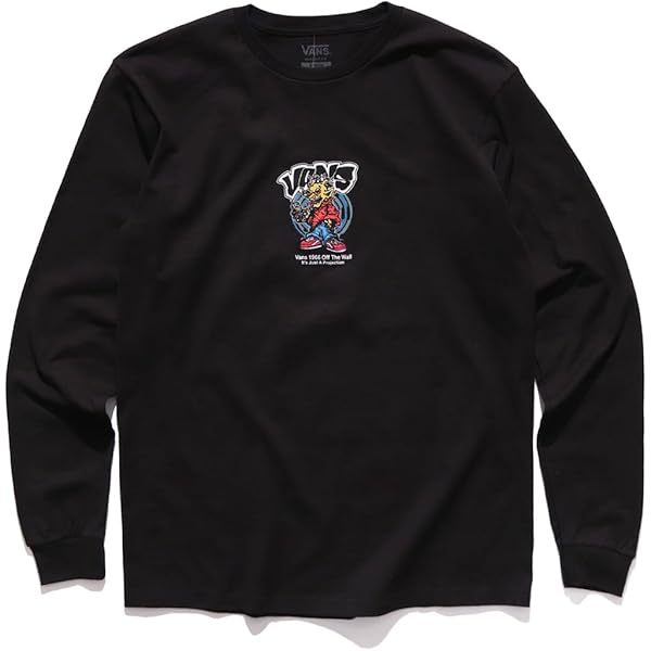 VANS mastermind スカルデザイン 長袖Tシャツ M VANS バンズ 長袖 Tシャツ ロンT スカルパイレーツ ブラック