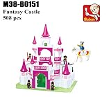 Girl 'sピンク夢シリーズ建物建築ブロックレンガConstruction Set with Figures互換 ピンク