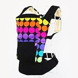 【正規代理店1年間保証付】 Cappy Baby Carry キャッピー ベビーキャリー 抱っこ紐 Babaslings ババスリング Rainbow Dot Black レインボードットブラック