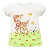 西松屋 [EFD] バンビチョウチョ半袖Ｔシャツ 【80cm・90cm・95cm】　95　ホワイト