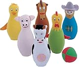 ボーリングセット (牧場の仲間)   Old MacDonald Skittle Set