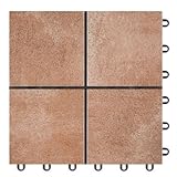 TOTO タイルユニット「バーセア MUシリーズ｣150×4枚角ユニット(10枚セット)(ベイクシェンナ) yes AP15MU02UFJ