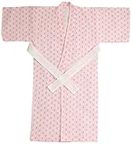 村信 麻葉柄 産着 50cm ピンク 0056 綿100% 日本製