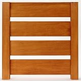 特注ボーダーフェンス匠（横板ラティス）チーク色/高さ＋横幅＝合計300cm以内　国産・日本製