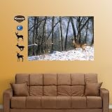 FATHEAD Deer in The Woods Mural Graphic Wall D?cor [並行輸入品]