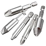 Bestgle 5ピース/セット両面ドリルセットアウト破損しネジextractorアウトリムーバー便利屋壊れボルトスタッド除去ツールキット