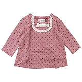 【秋冬物】(日本製) Pample Mousse(パンプルムース) 水玉JQキャンディー付きトレーナー 95cm /PK NO.DP-53258