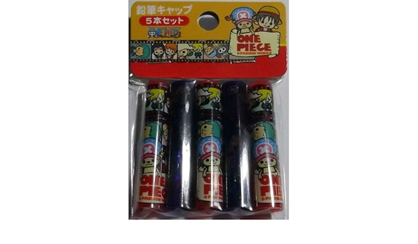 Amazon 新商品 ワンピース One Piece 鉛筆キャップ ダーク ネオン 5本セット 文房具 オフィス用品 文房具 オフィス用品