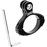 アルミ製 ハンドルバー シートポスト カメラホルダー Gopro用 Hero 2 3 4カメラ対応 SJ4000等アクションカメラ用 （黒）