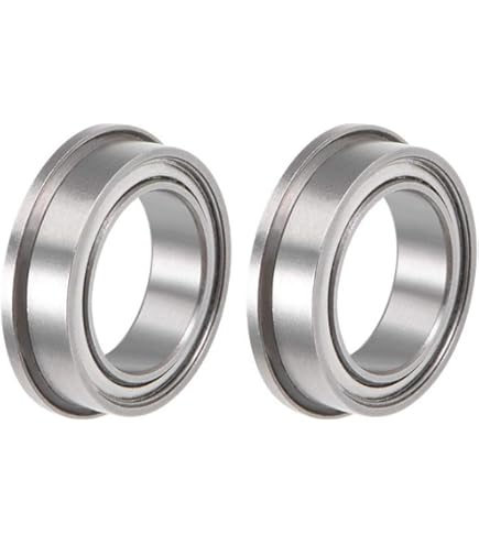 Amazon | uxcell フランジ付きボールベアリング F6701ZZ ダブル