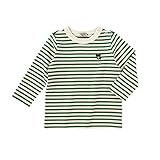 nミキハウスMIKIHOUS EDOUBLE.B ダブルＢ EverydayDouble_B長袖Tシャツ (70cm, グリーン（07）)