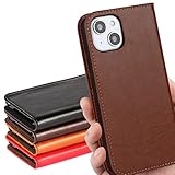 iPhone 14 ケース 手帳型 【 マグネット無し 】 アイフォン14 iPhone14 ケース アイホン14 ケース カバー iphone14スマホケース iphone14手帳型 アイフォン 14 ケース 手帳ケース アイホン 14 ケース 携帯カバー iPhone14ケース CASE アイフォン14 ケースカバー 適用 case 【iCoverCase】 マグネットなし スタンド機能 光沢加工 牛革 財布型 カード入れ ライトブラウン