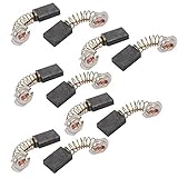 DealMux 5ペアは、電気ハンマードリルのモーター用カーボンブラシパワーツールを40x15x11x5mm