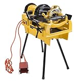 スチールドラゴンツール1224電源パイプThreaderスレッド化マシンFits Ridgid 26092 Dies and 711 714 Die Heads