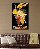 アスティCinzano by Leonetto Cappiello REPROキャンバスプリントアートプリント Canvas Print 40.3in x 26in