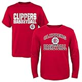 NBA Youth Boys 8 – 20 Clippers 2piece Long &半袖Tシャツセット M レッド