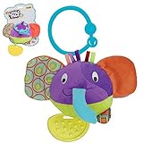 Little Pals Timber the Elephant Head Teether Rattle by WinFun