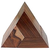 Set of 4 – 手作り木製3ピース三角形パズル – 木製パズルゲームforキッズ – 旅行大人のおもちゃゲーム – 3.5 " X 1.5 " X 2.8 "