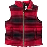 ジンボリー GYMBOREE/ フランネルベスト ホリーレッド アウターベスト 3歳【並行輸入】