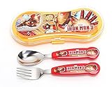 Disney Marvel Gon Avengers Assemble Kid Spoon Fork Set with Plastic Case (Iron-man 1) by skgood [並行輸